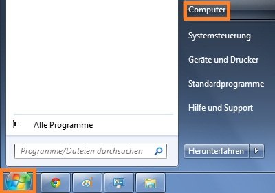 Windows 7: Dateiendungen anzeigen